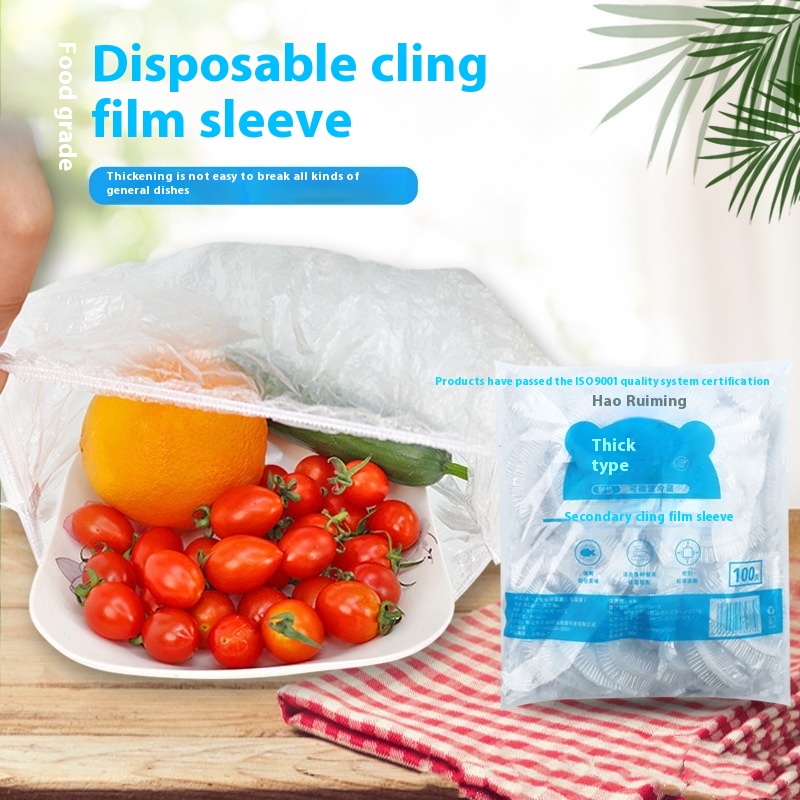 Food Storage Zip Bags - 100pcs disposable food wrap, fruit preservation