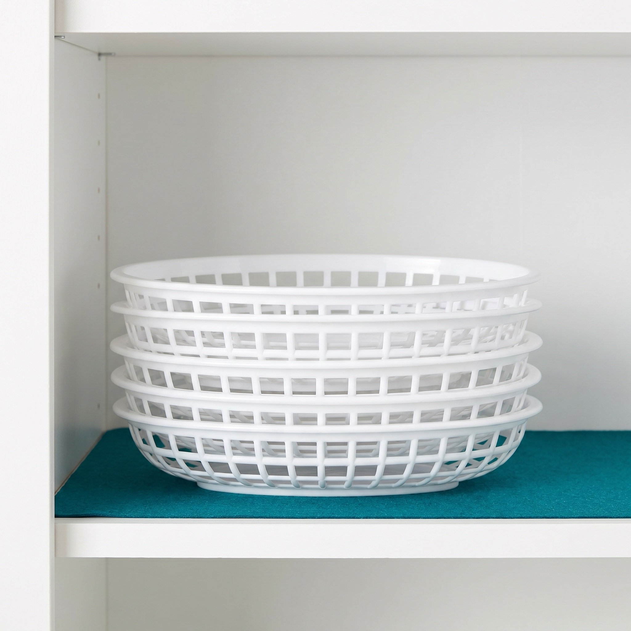 Food Storage Restaurant - 4Pcs PP Snack Trays Fruit Baskets