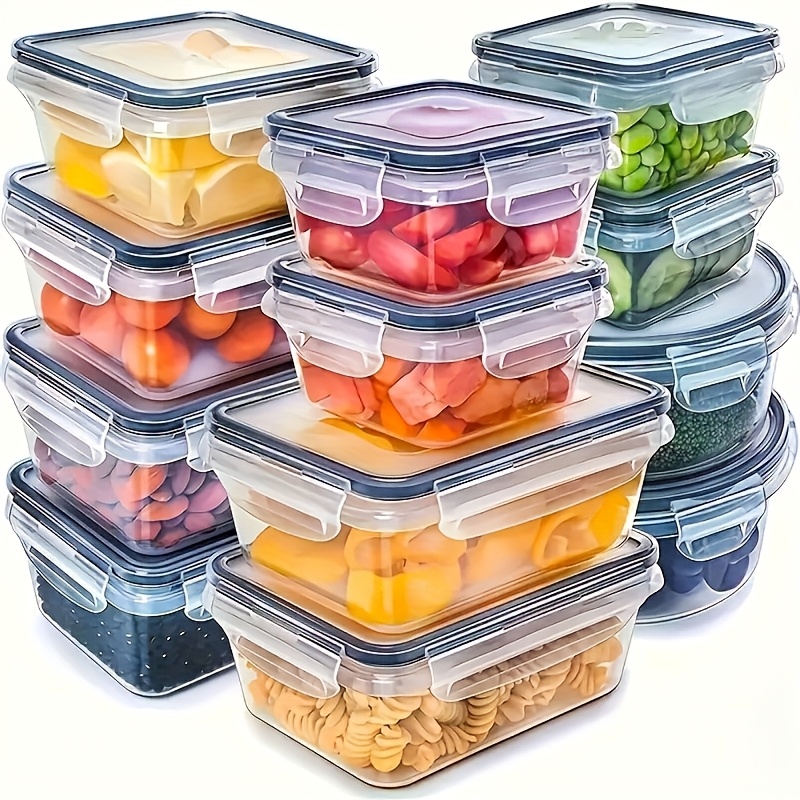 Food Storage Cupboard - 8Pcs Set Includes 4 Containers and