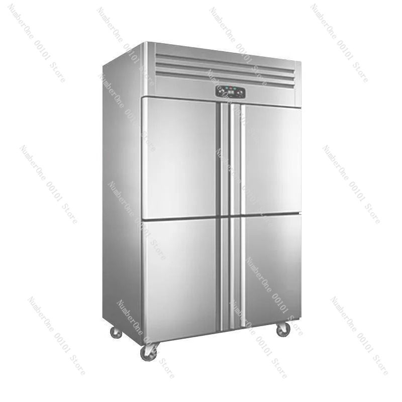 Food Storage Restaurant - 4-Door Commercial Freezer Refrigerator - Large