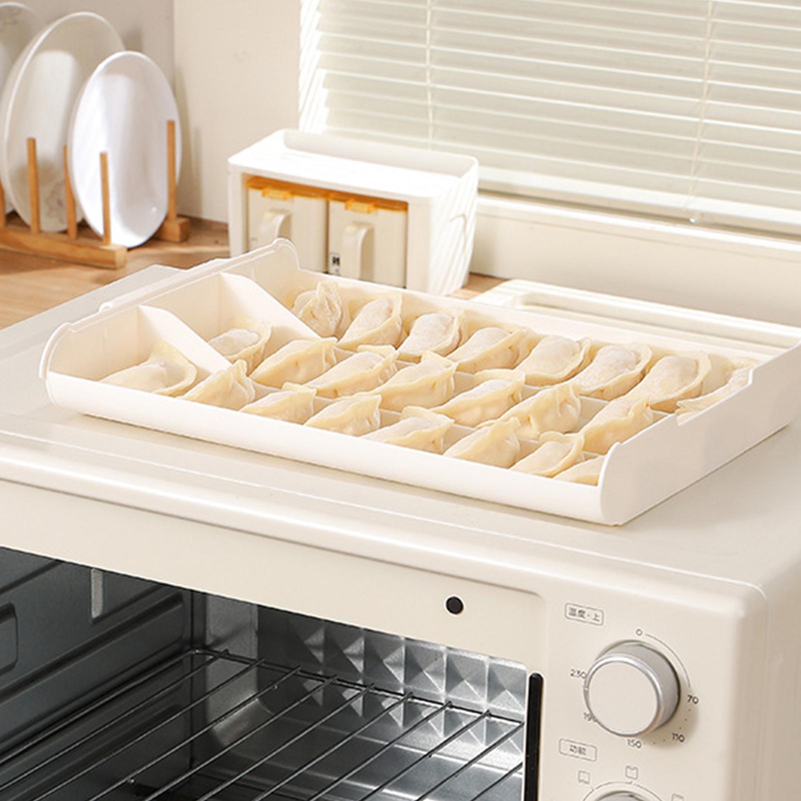 Food Storage Freezer Containers - Dumpling Storage Box Pull Out Drawer