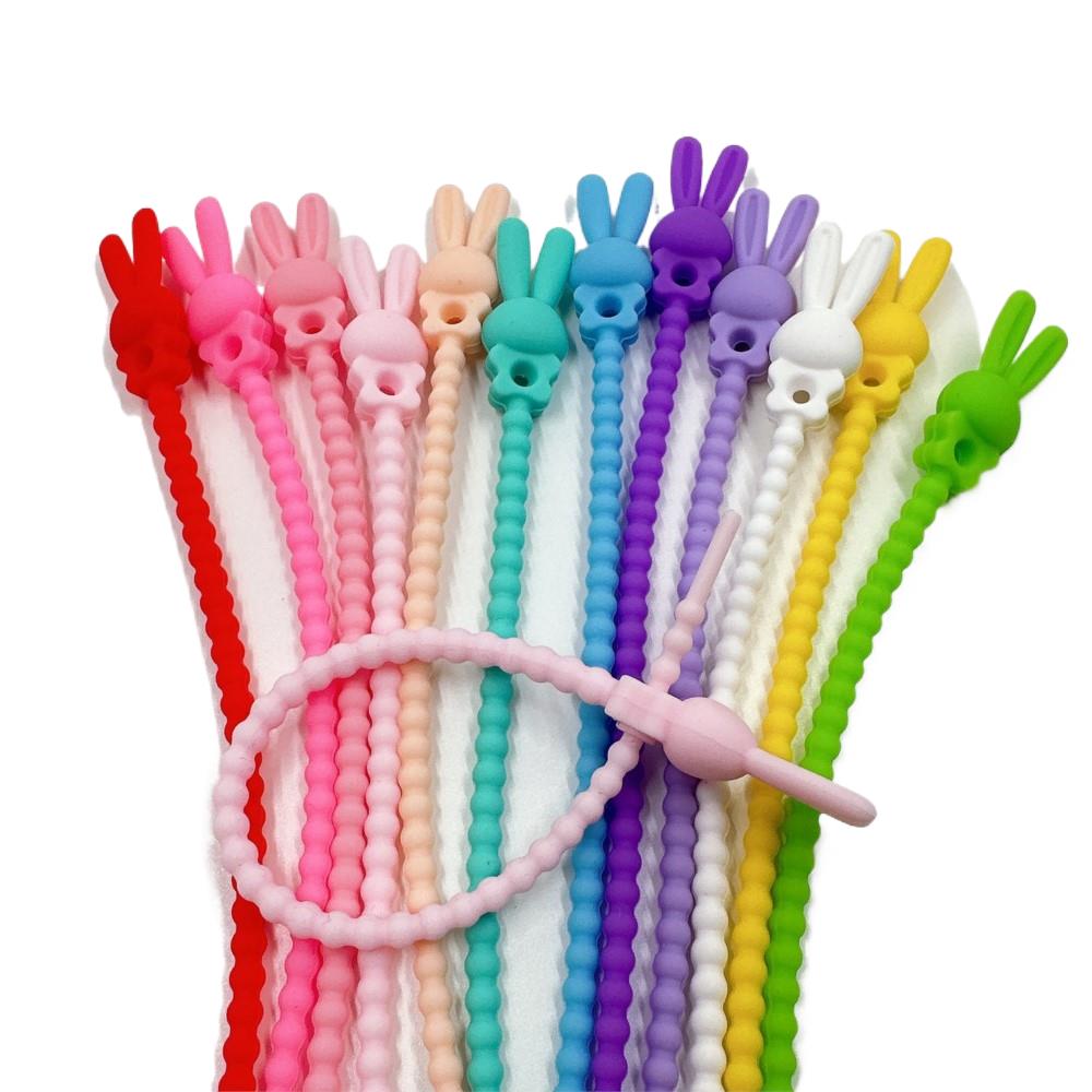 Food Storage Order - 10Pcs Flower Star Silicone Cable Organizer