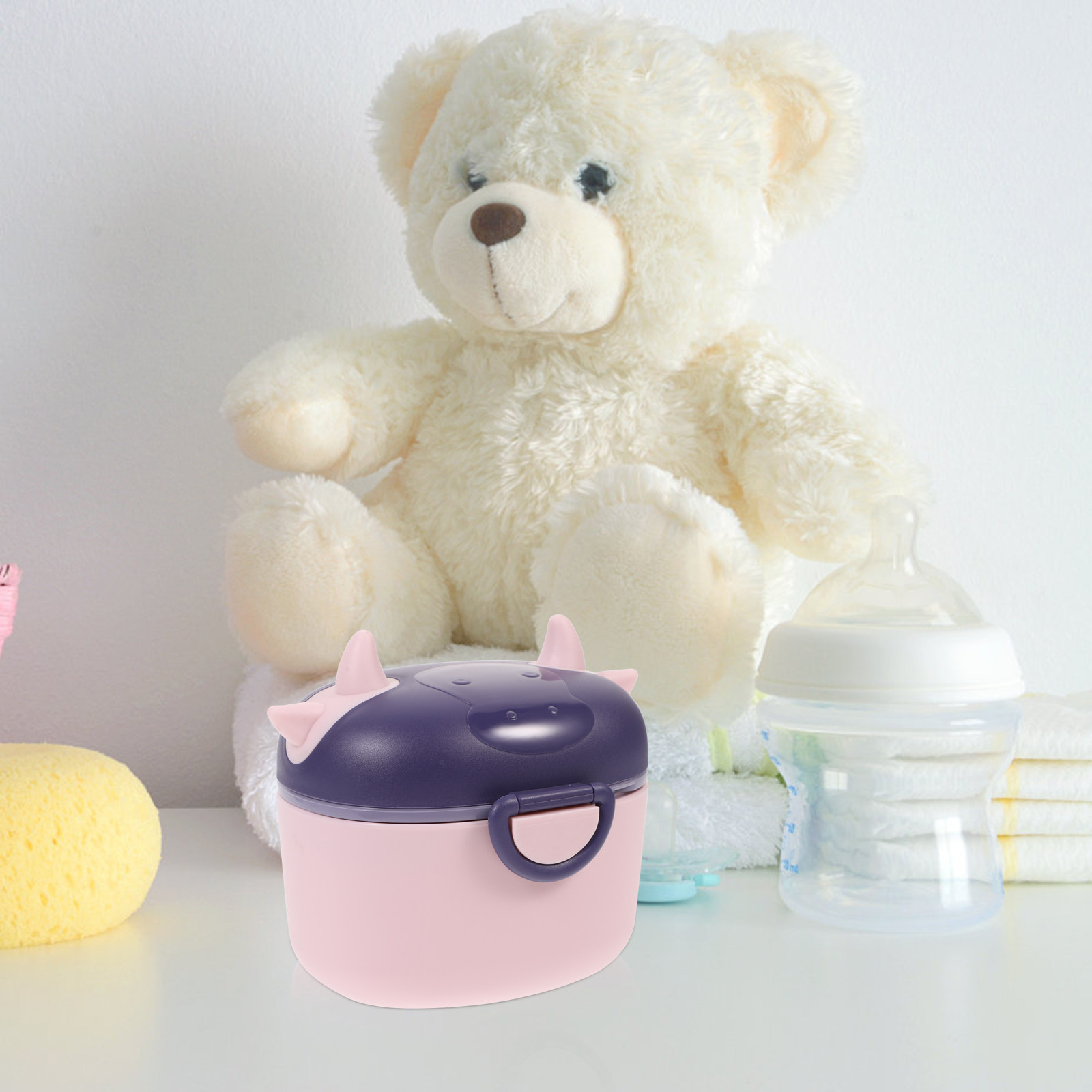 Food Storage With Scoop - Milk Powder Storage Container Portable Double