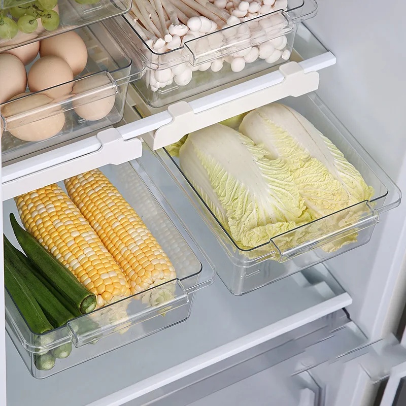 Hanging Pull Out Fridge Drawer - Food Storage Freezer Containers recension och pris
