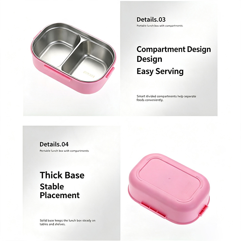 304 Stainless Steel Compartmen - Food Storage Safe recension och pris