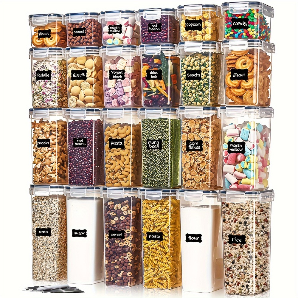 24Pcs Food Storage Containers  - Food Storage Cupboard recension och pris