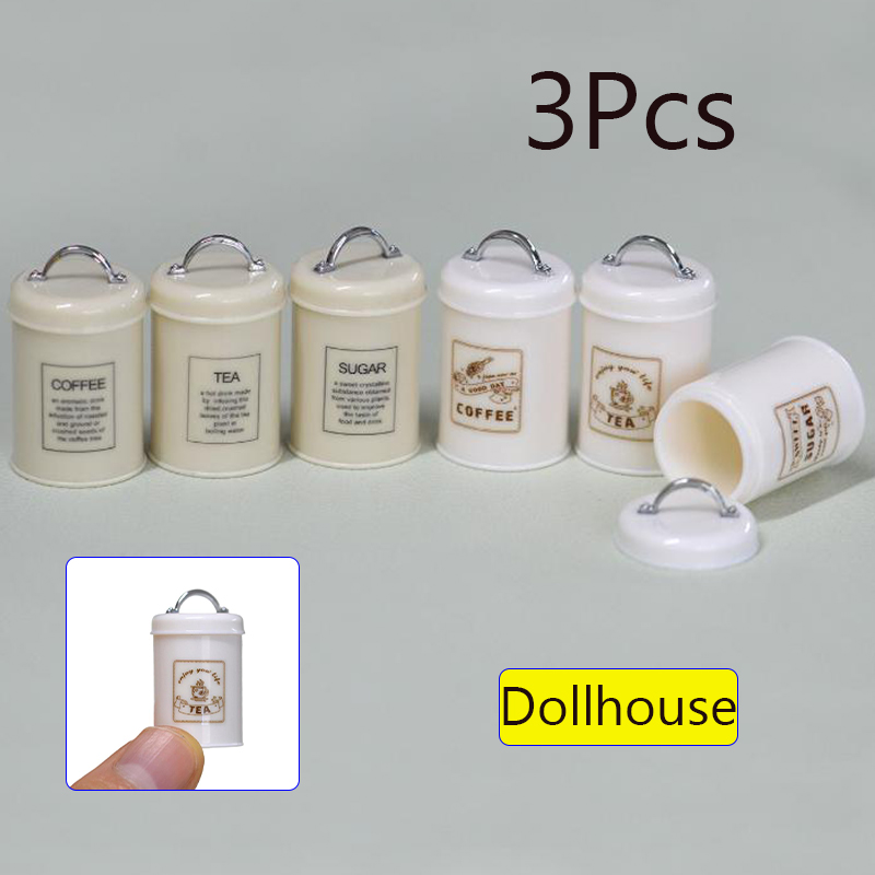 3Pcs Miniature Dollhouse Mini  - Food Storage And recension och pris
