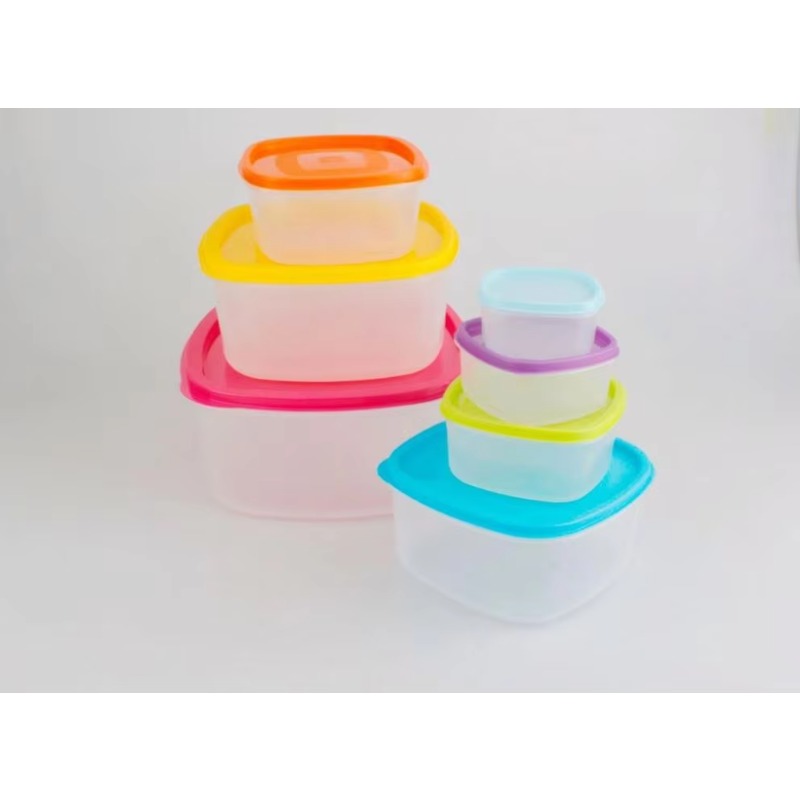 Rainbow 7pcs Food Container Pl - Food Storage And recension och pris