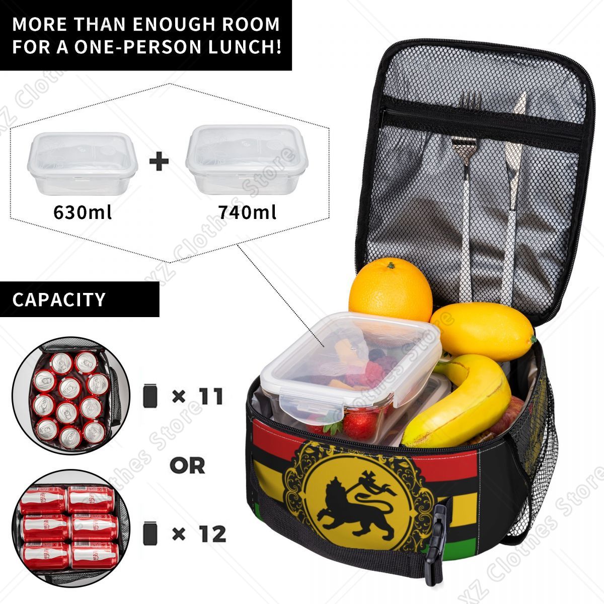 Rasta Lion Reggae Music Roots  - Food Storage Roots recension och pris