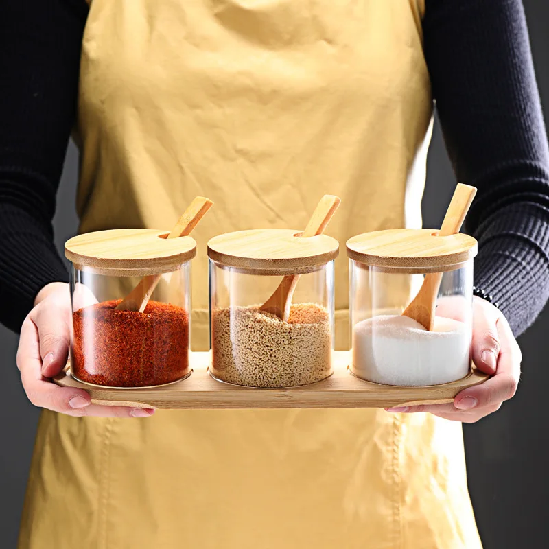 Creative Transparent Glass Spi - Herb Keeper Container recension och pris