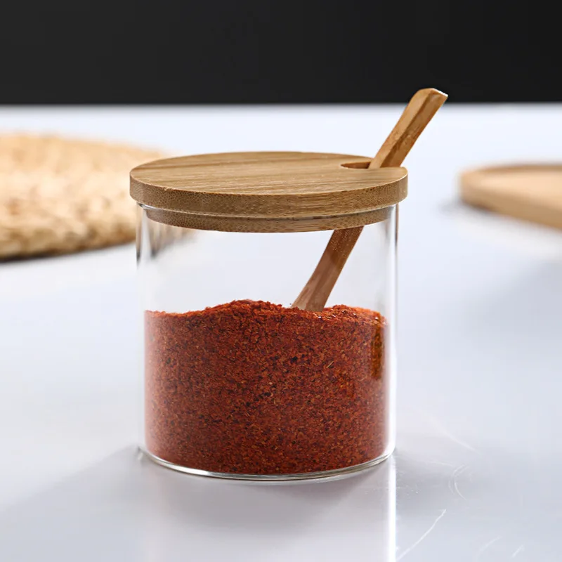Creative Transparent Glass Spi - Herb Keeper Container recension och pris
