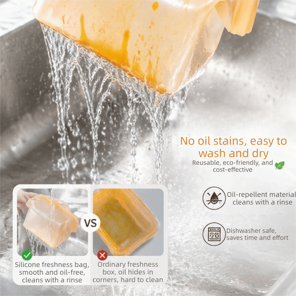 Leak Proof Silicone Food Stora - Food Storage And Temperature recension och pris