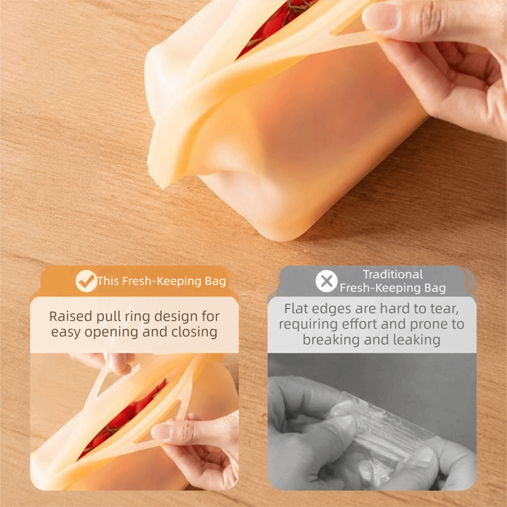 Leak Proof Silicone Food Stora - Food Storage And Temperature recension och pris
