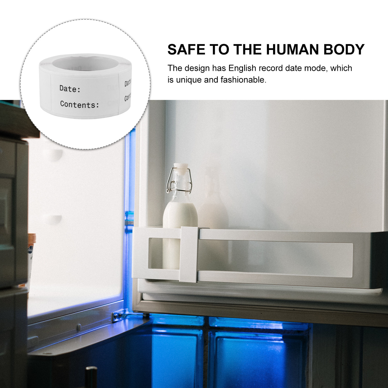 2Pcs Safe Paper Writable Label - Food Storage Essentials recension och pris