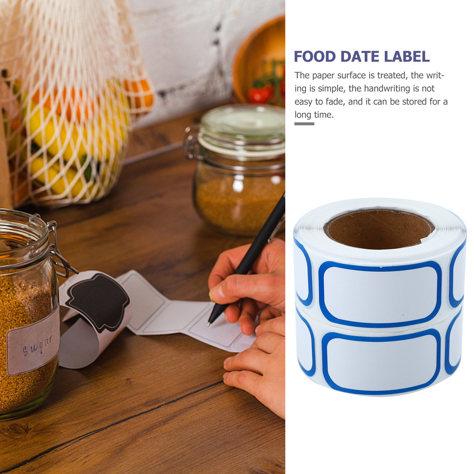 6 Rolls Date Label Stickers Fo - Food Storage Expiration Dates recension och pris