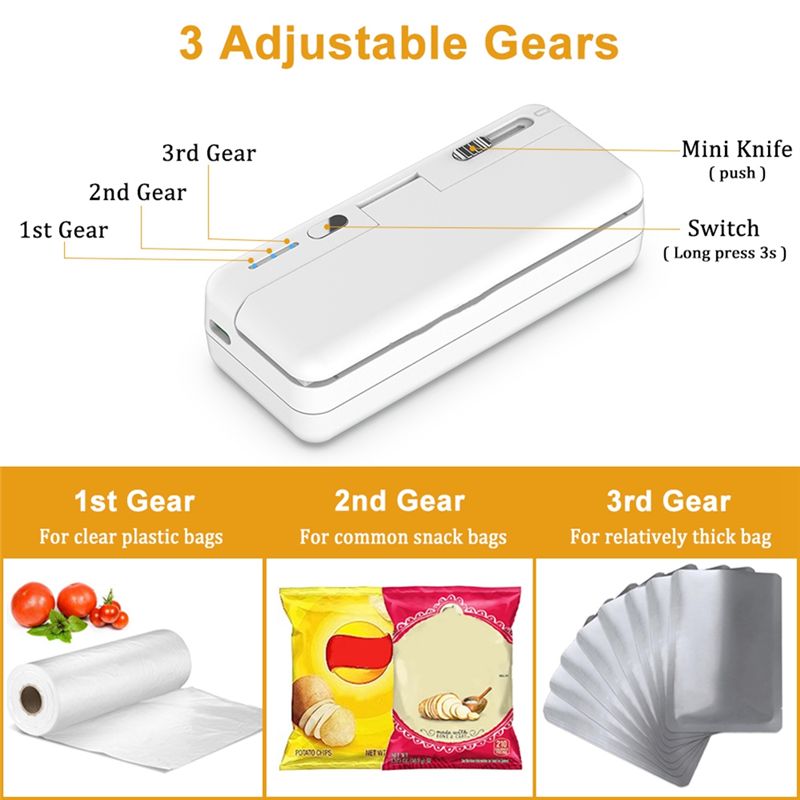 DT39 Mini Bag Sealer Machine,  - Food Storage Machine recension och pris
