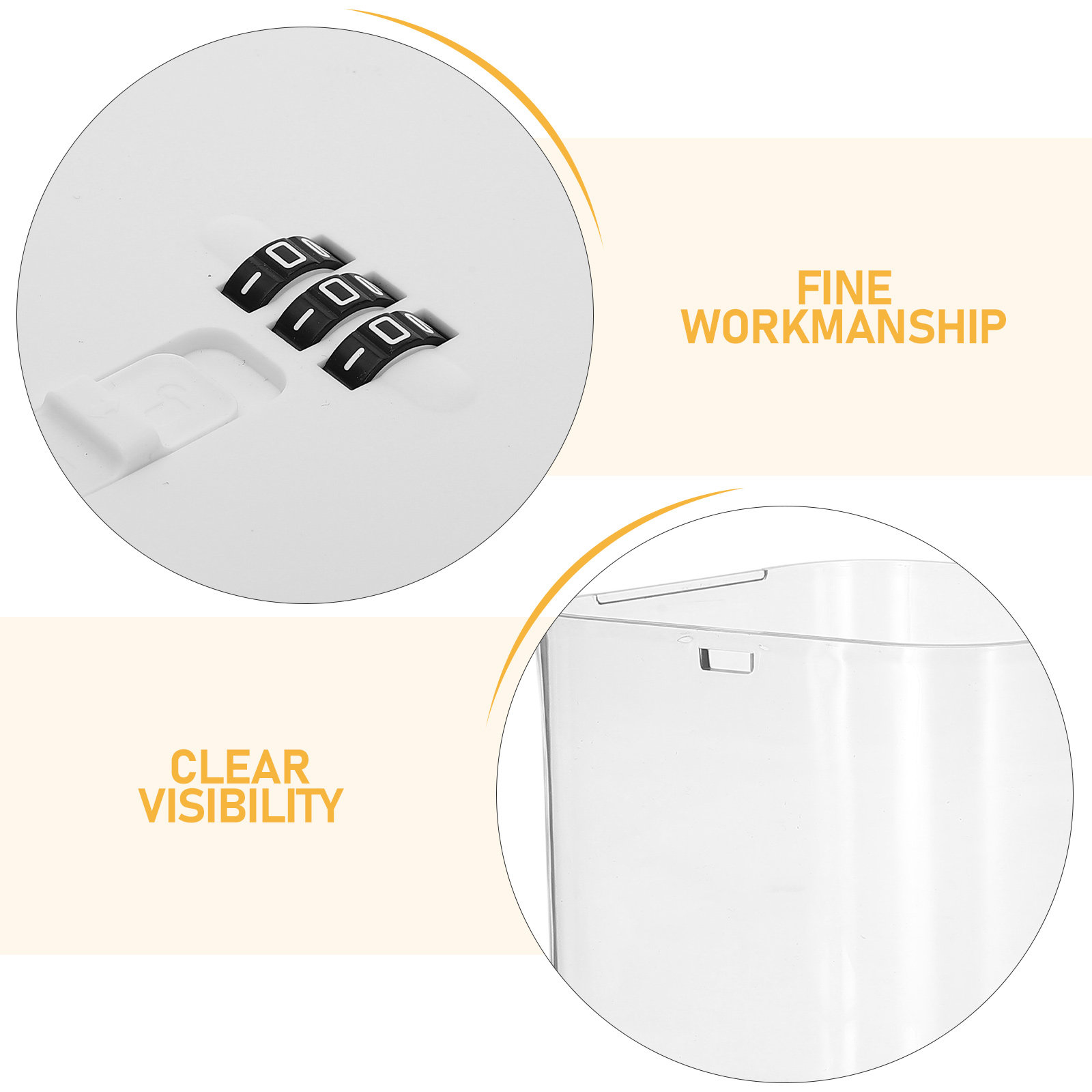 Clear Stackable Lock Box for F - Food Storage Safe recension och pris