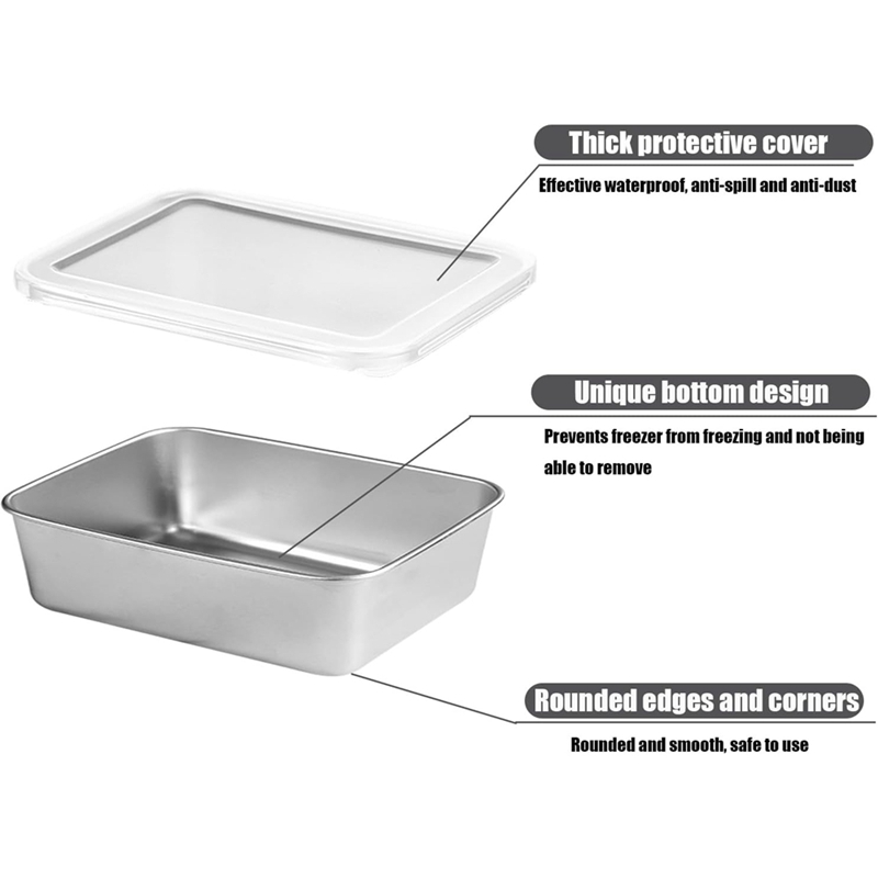 Stainless Steel Containers for - Food Storage Safe recension och pris