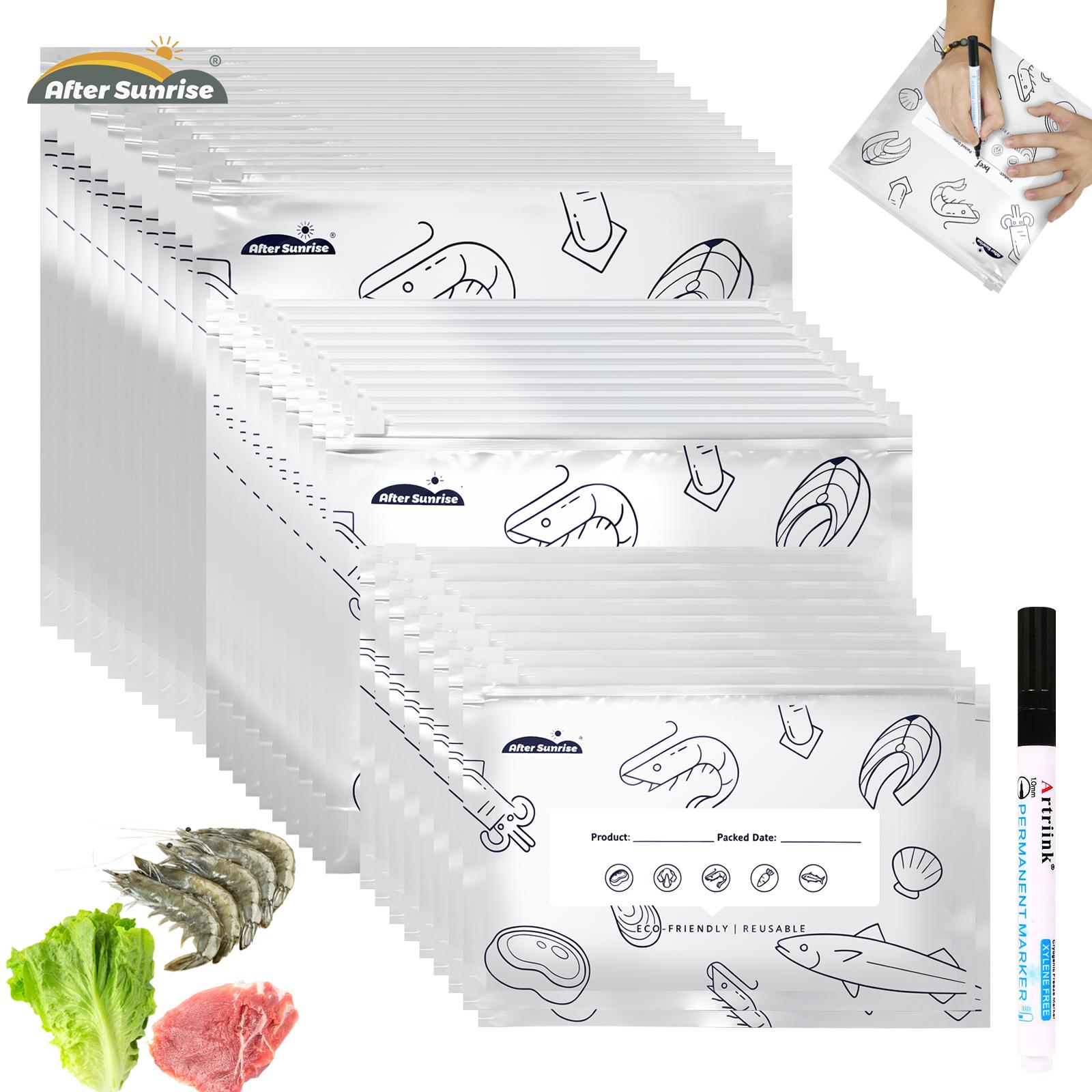 【Refrigerated Food】Reusable Al - Food Storage Zip Bags recension och pris