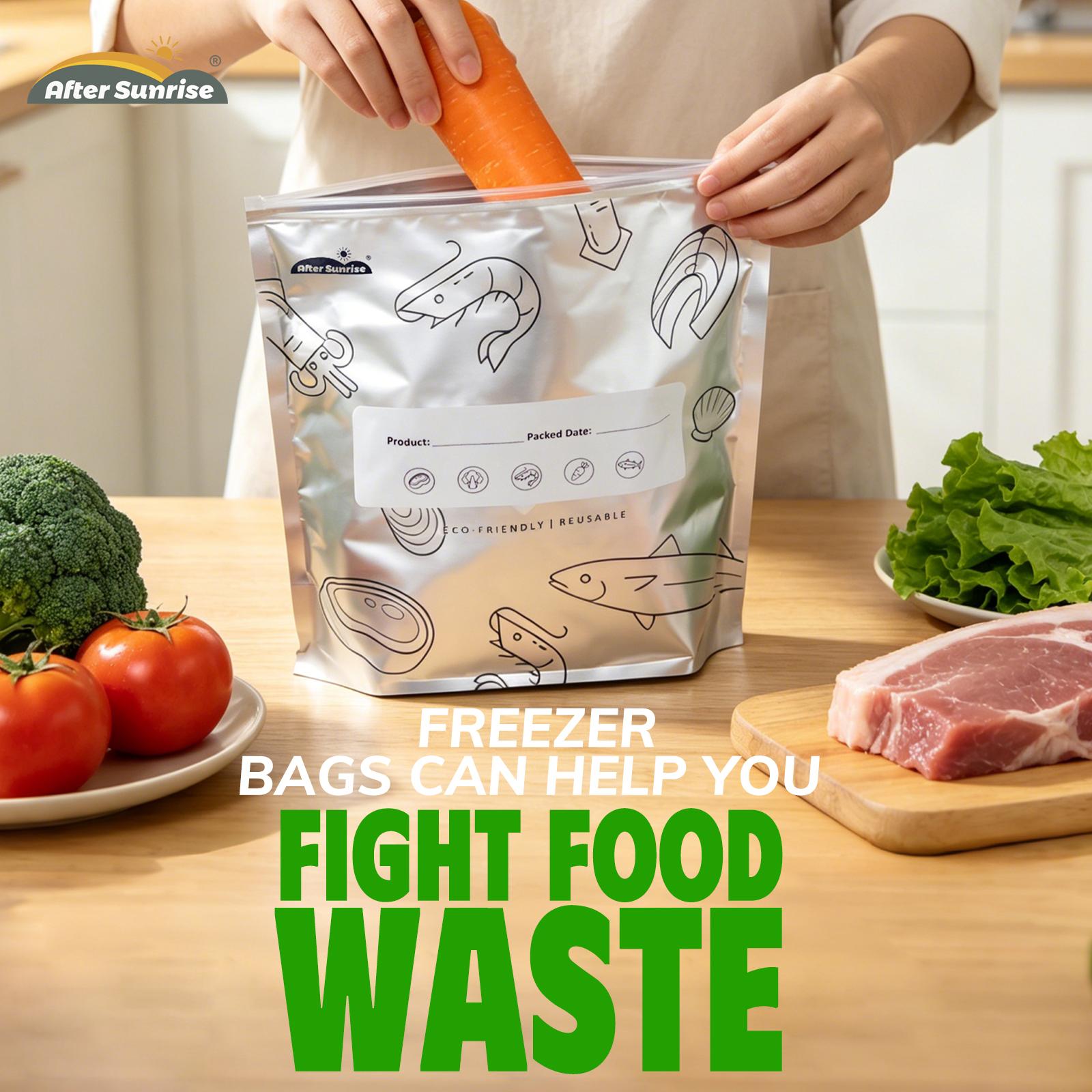 【Refrigerated Food】Reusable Al - Food Storage Zip Bags recension och pris