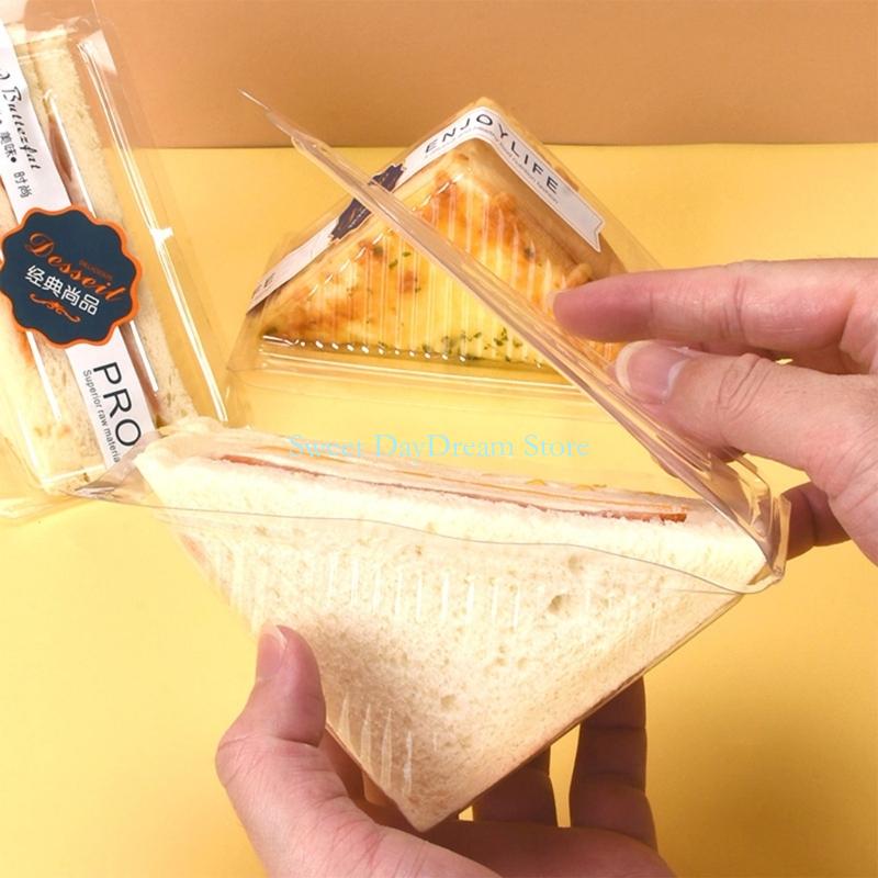 Y88C Pack of 100 PET Sandwich  - Food Storage Safe recension och pris