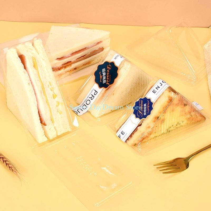 Y88C Pack of 100 PET Sandwich  - Food Storage Safe recension och pris