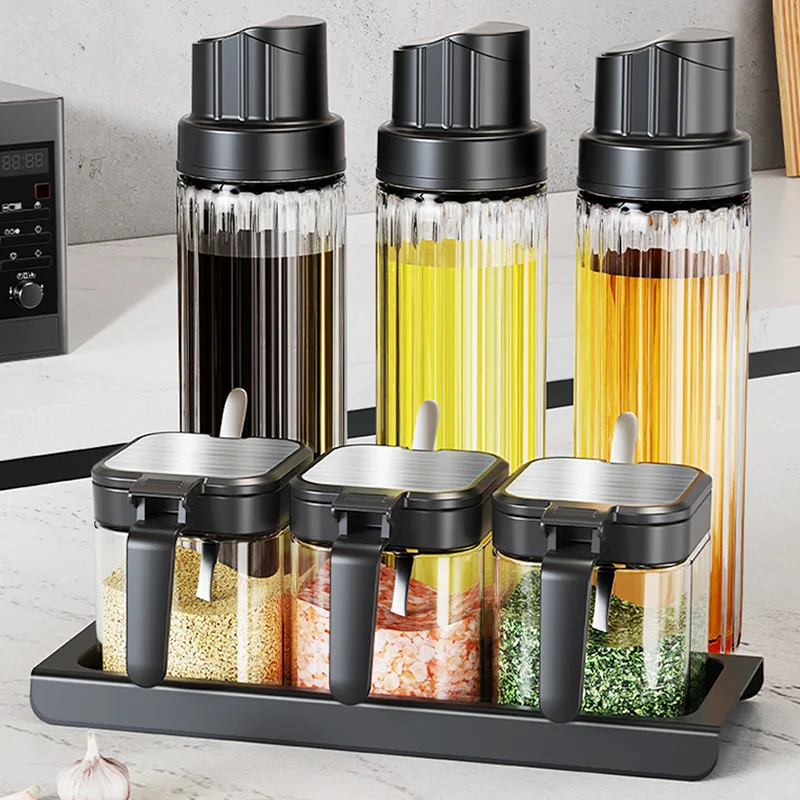 Household Glass Spice Jars Set - Herb Keeper Container recension och pris