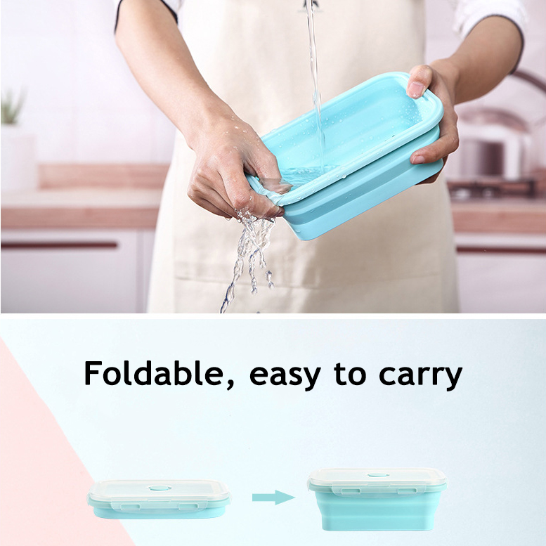 Collapsible Silicone Food Stor - Food Storage Safe recension och pris
