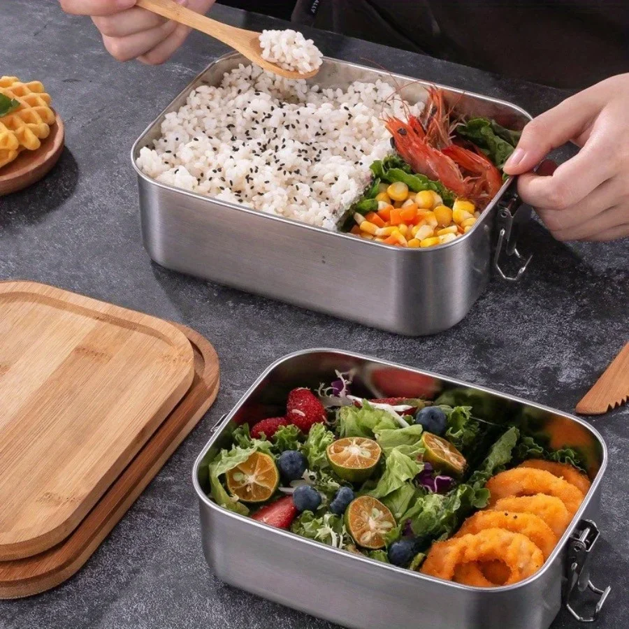 New 304 Stainless Steel Bamboo - Food Storage Cupboard recension och pris