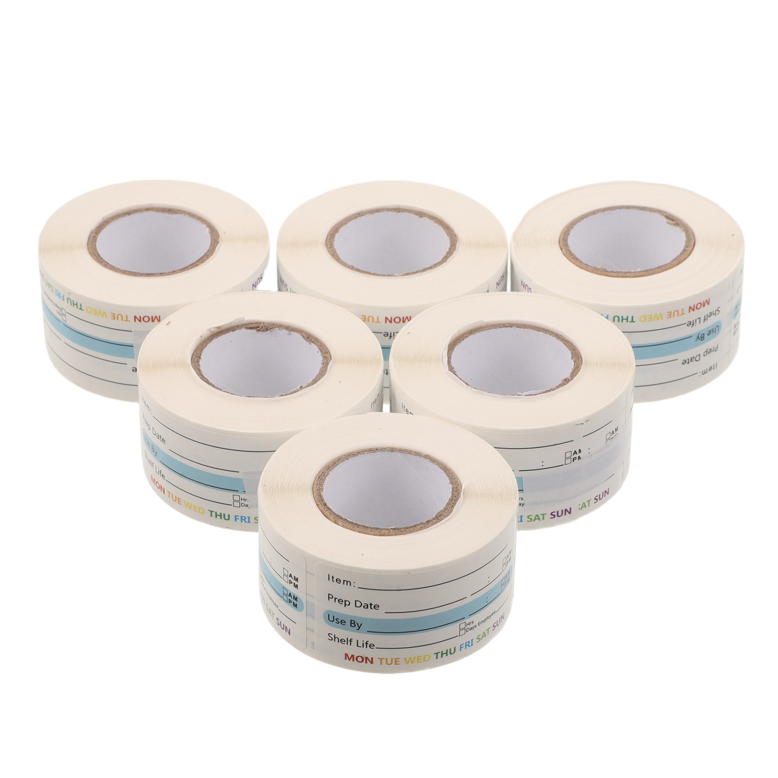6 Rolls Food Storage Labels Ex - Food Storage Expiration Dates recension och pris