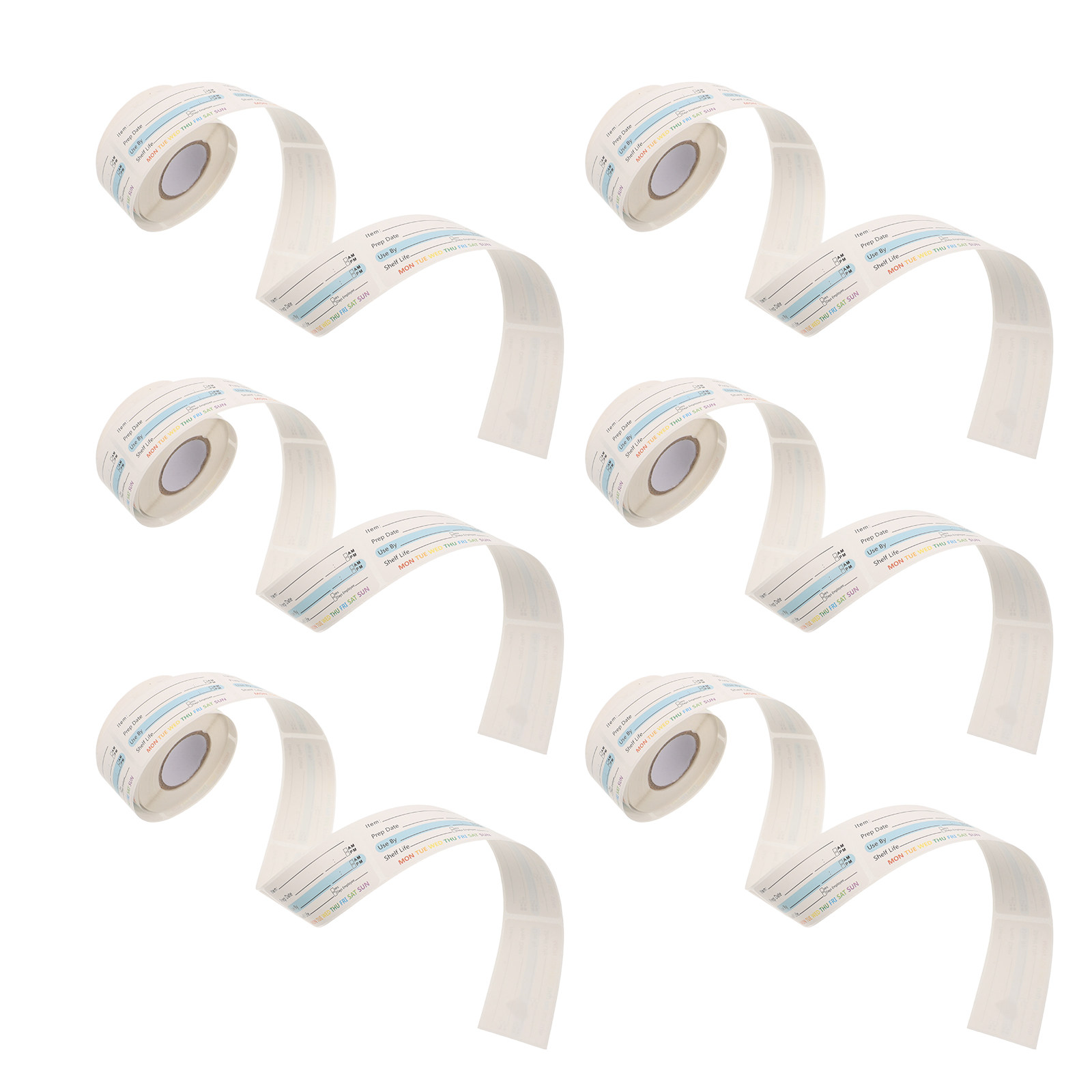 6 Rolls Food Storage Labels Ex - Food Storage Expiration Dates recension och pris