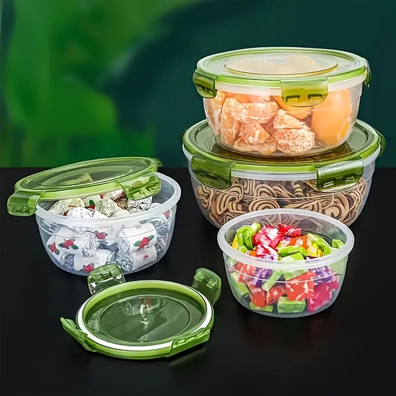 4 Plastic Food Storage Contain - Food Storage Cupboard recension och pris