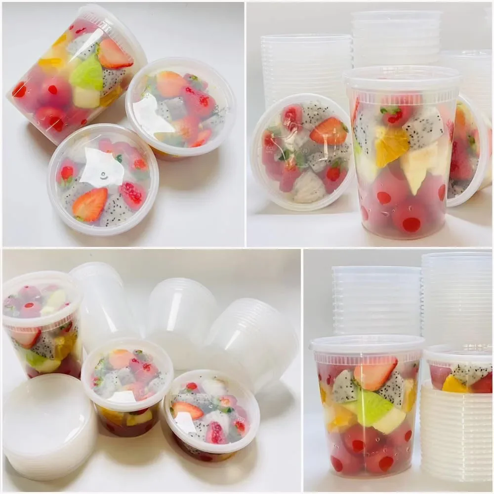 24pcs Deli Food Storage Contai - Food Storage Freezer Containers recension och pris