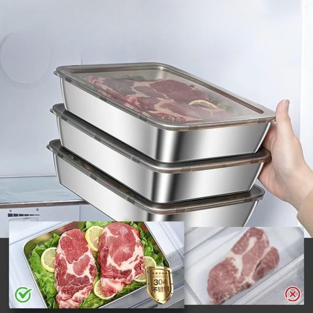 Food Grade Stainless Steel Ser - Food Storage Order recension och pris