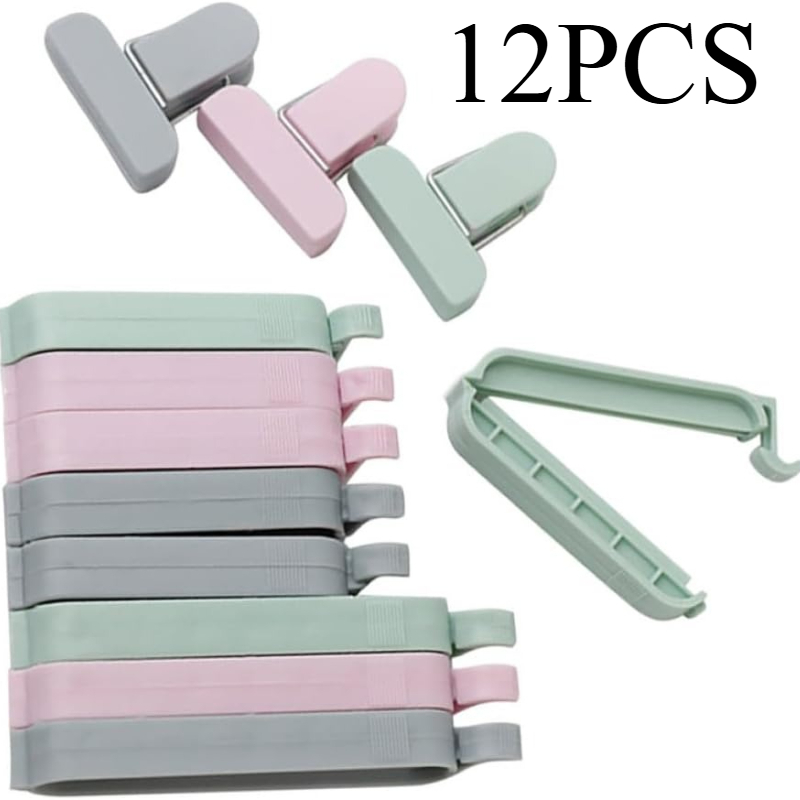 12pcs Mixed Color Plastic Seal - Food Storage Zip Bags recension och pris