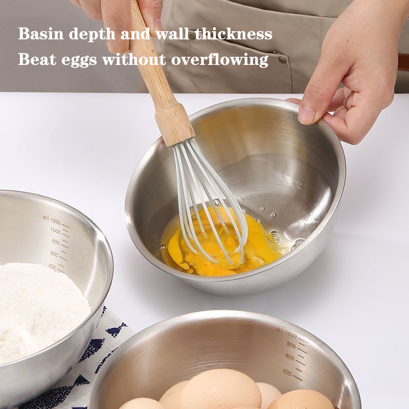 1PC Stainless Steel Bowl Set W - Food Storage Essentials recension och pris