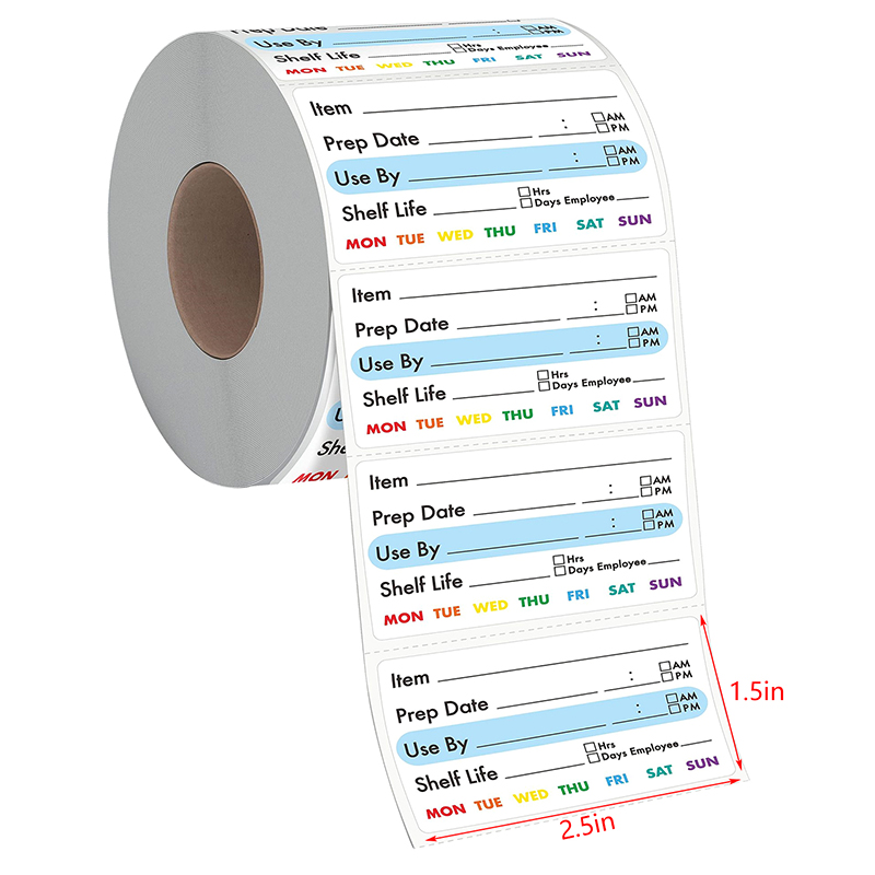 300Pcs/Roll Date Label Self-Ad - Food Storage Expiration Dates recension och pris