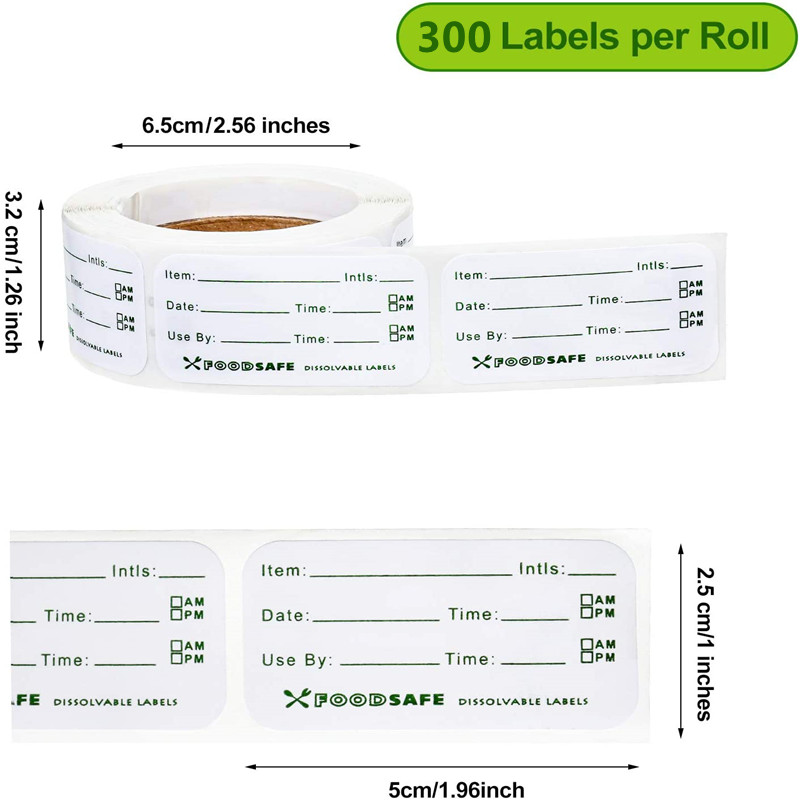 300/pcs Food Storage Labels Ad - Food Storage Restaurant recension och pris