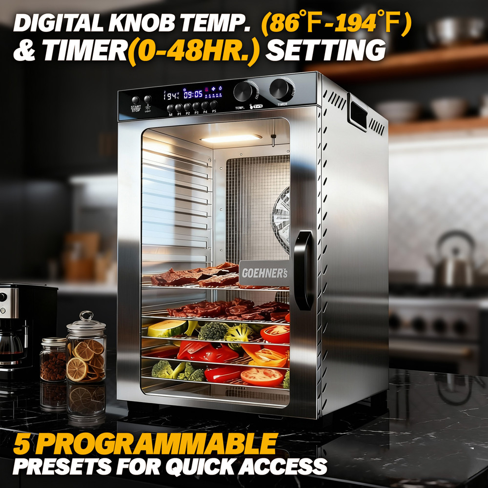 48H Timer Food Dehydrator Mach - Food Storage Machine recension och pris