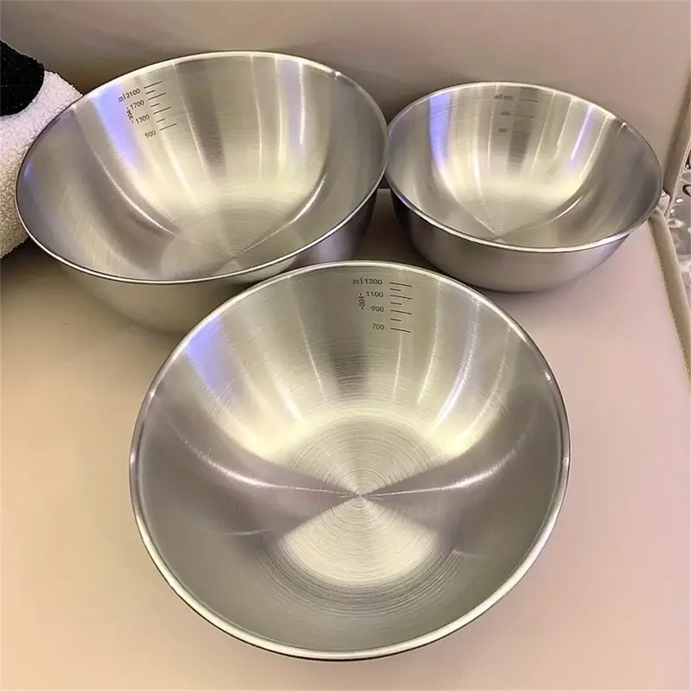 1-3 Stainless Steel Bowl Set w - Food Storage Essentials recension och pris