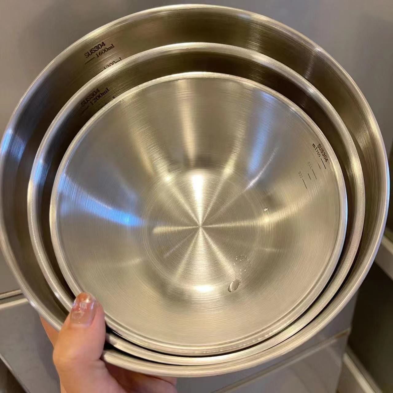 1-3 Stainless Steel Bowl Set w - Food Storage Essentials recension och pris