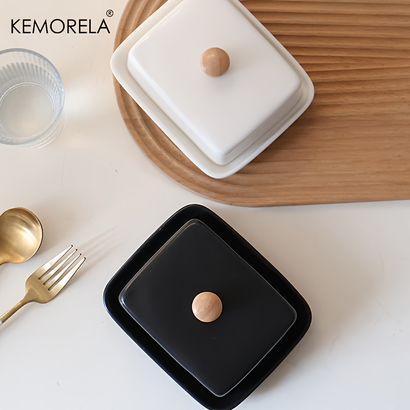 Ceramic Butter Dish with Lid R - Food Storage Restaurant recension och pris