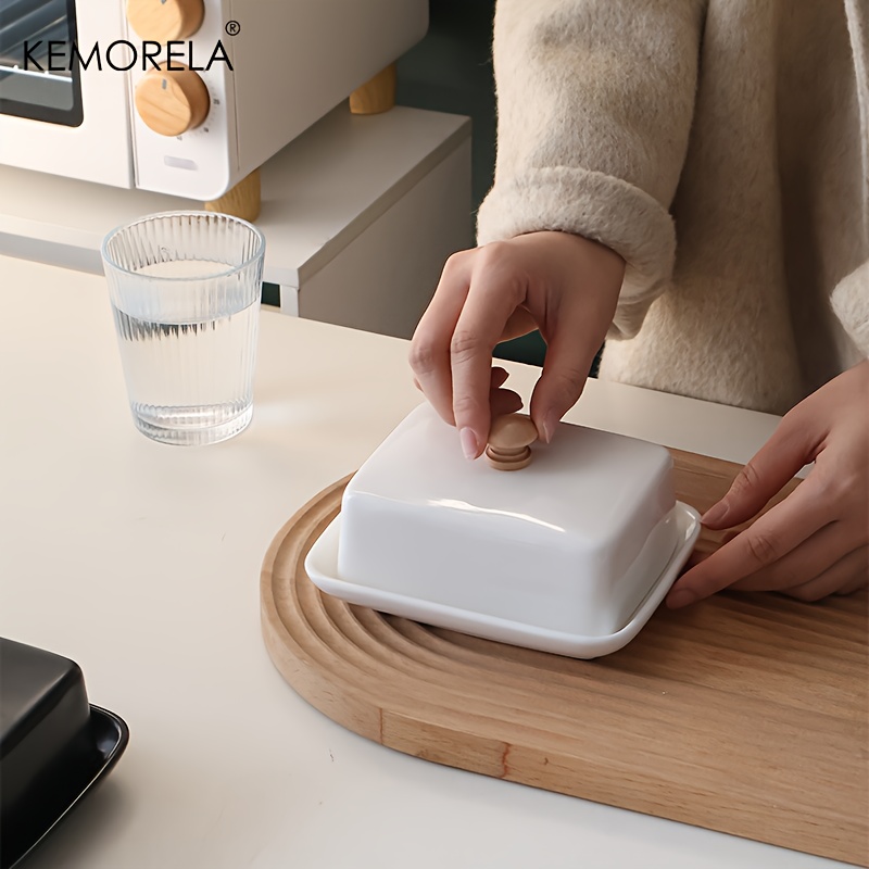 Ceramic Butter Dish with Lid R - Food Storage Restaurant recension och pris