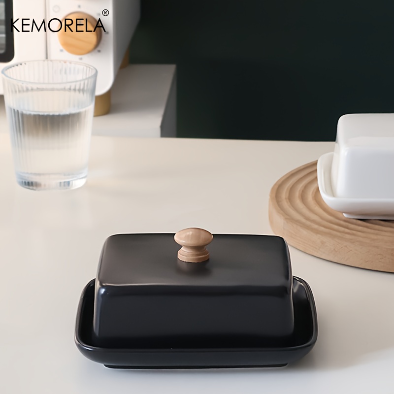 Ceramic Butter Dish with Lid R - Food Storage Restaurant recension och pris