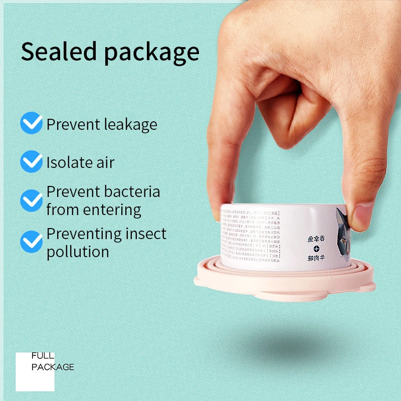 New Portable Silicone Dog Cat  - Food Storage With Scoop recension och pris