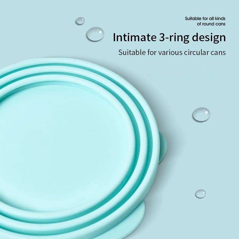 New Portable Silicone Dog Cat  - Food Storage With Scoop recension och pris