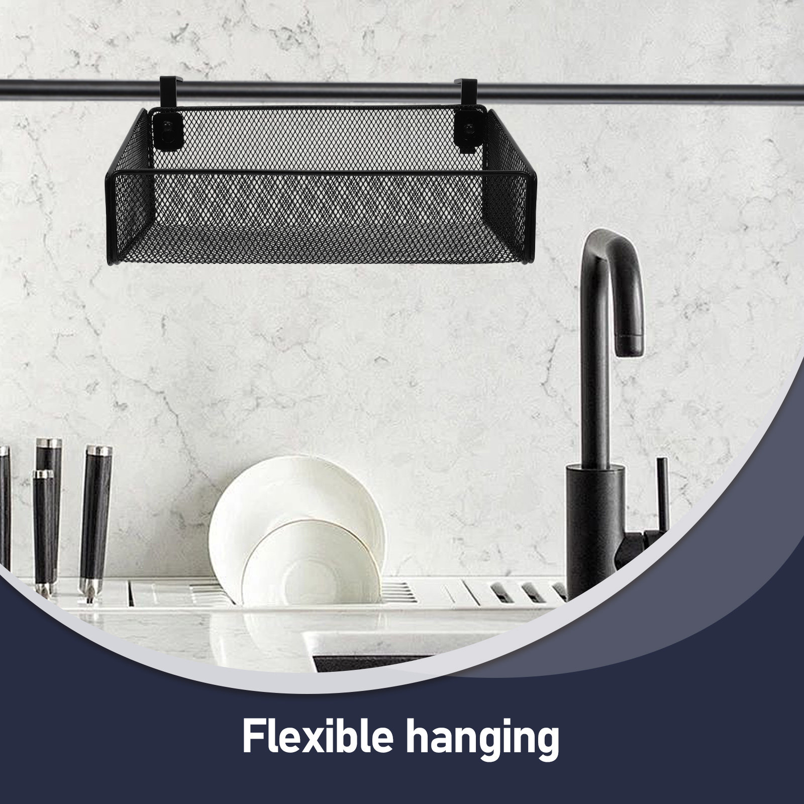 Metal Bedside Caddy Hanging St - Food Storage Essentials recension och pris