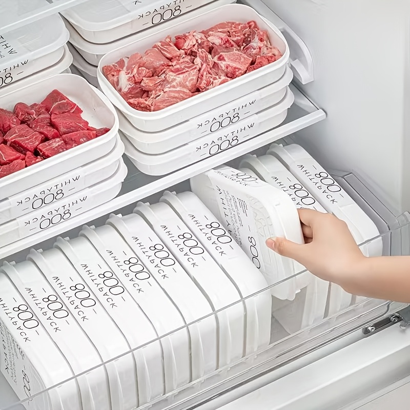 10Pcs Reusable Stackable Food  - Food Storage Freezer Containers recension och pris