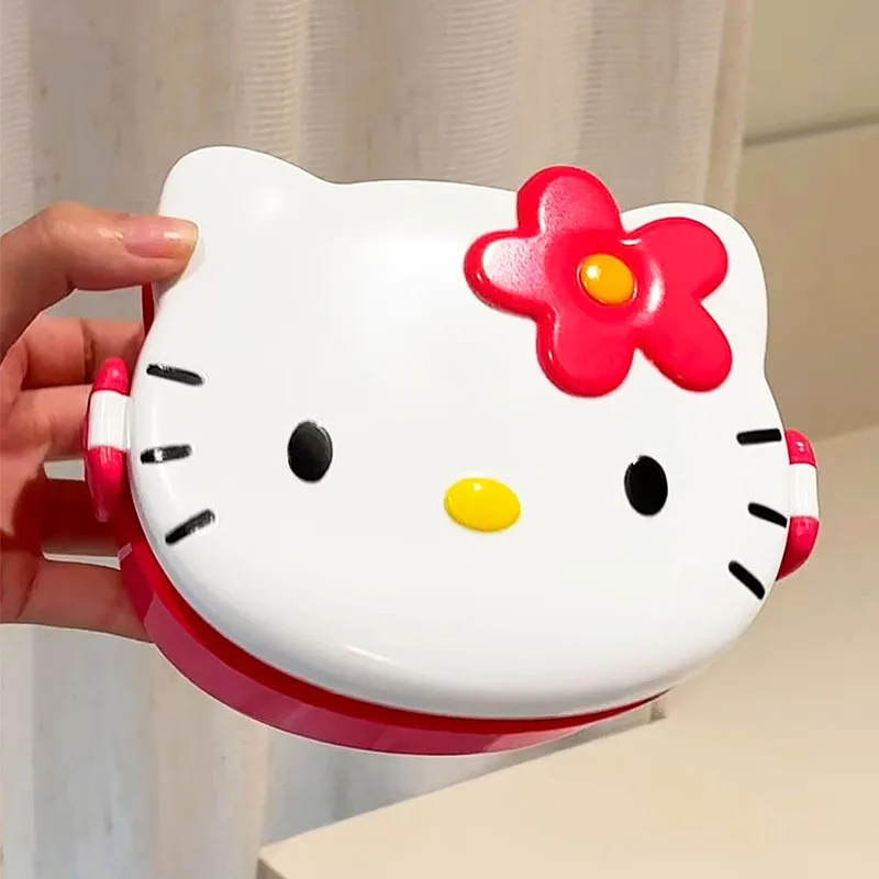 Cute Hello Kitty Shaped Lunch  - Food Storage With Scoop recension och pris
