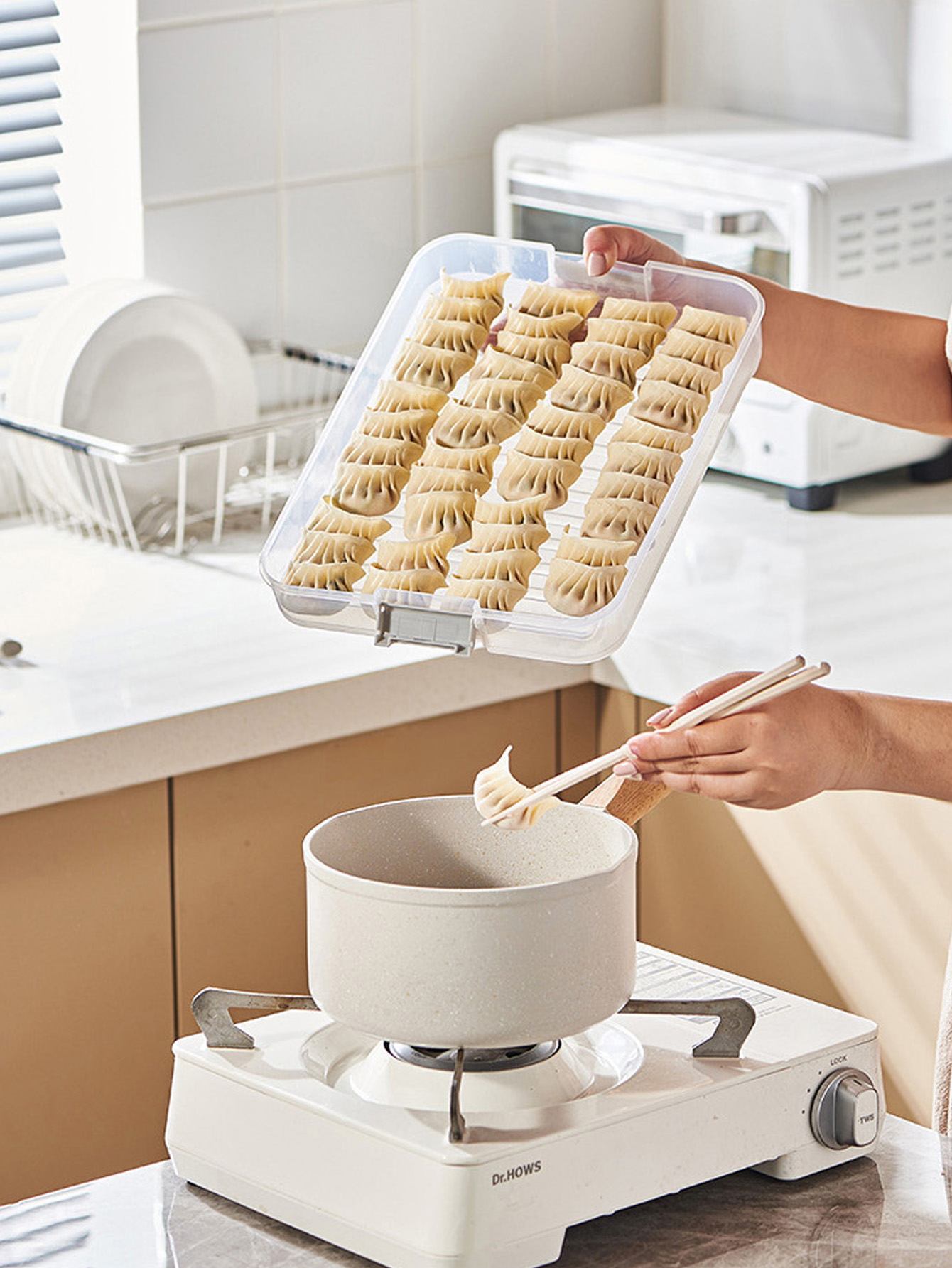 1PC Multi-Layer Dumpling Organ - Food Storage Essentials recension och pris